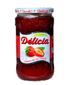 Strawberry jam 830g - DELICIA