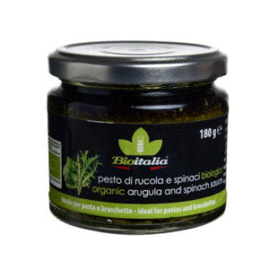 Basil Pesto Sauce Organic 180g - BIOITALIA