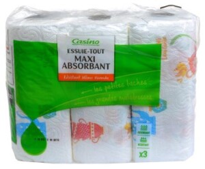 Maxi absorbent paper towel x3 - CASINO