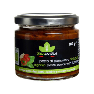 Organic tomato pesto sauce 180g - BIOITALIA