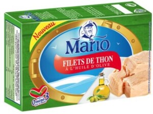 Tuna fillets in olive oil 125g - MARIO