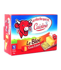 Edam taste block cooking cheese 180g - LA VACHE QUI RIT