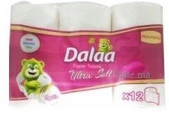 Cotonia white toilet paper 2 ply x12pcs - DALAA