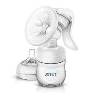 Manual breast pump + bottle 125 ml - Natural - Avent