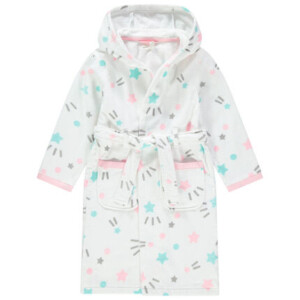 Terrycloth bathrobe with all-over stars - Orchestra