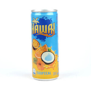 Hawaii tropical slim can 25cl