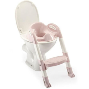 Kiddyloo toilet trainer - Powder pink/White - Thermobaby