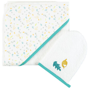 BATH CAPE AND TOILET GLOVE POETIC NATURE