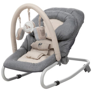 Pretty bouncer ideal for rocking baby gently.