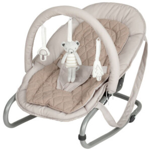 Deckchair with removable play arch Paddy - Beige - Prémaman