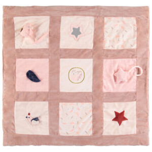 Velvet activity mat with relief elements - Prémaman