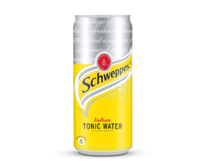Schweppes tonic can 33cl