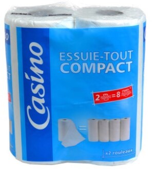 Compact paper towel x2 - CASINO