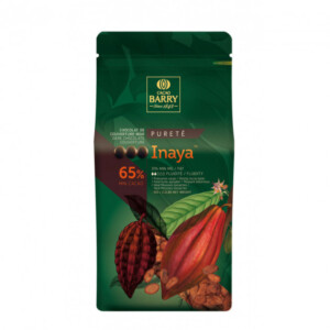 Inaya dark couverture chocolate 65% min cocoa 1kg - barry