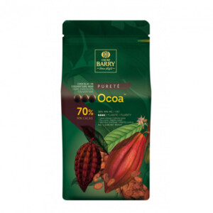 Dark couverture chocolate Ocoa 70% min cocoa 1kg - barry