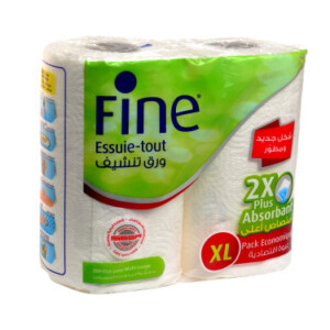 2-ply paper towel x2 rolls - FINE