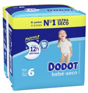 Diapers Size 6 (13+kg) x 66 units - DODOT