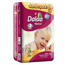 Baby comfort diapers size 2 mini x64pcs - DALAA