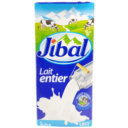 Whole UHT milk 1L - JIBAL